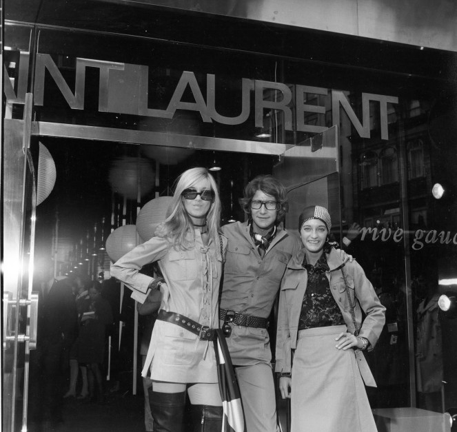 Yves Saint Laurent, London, 1969